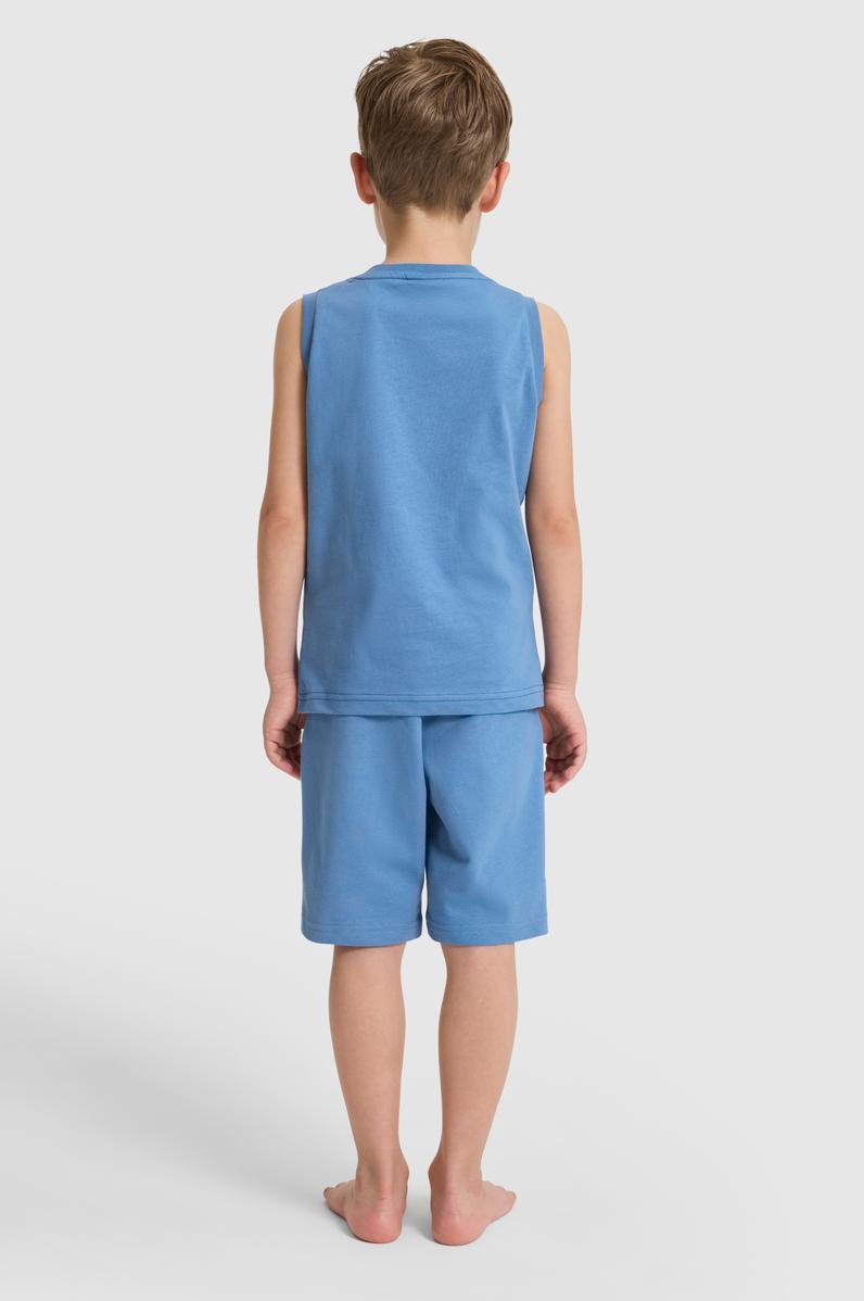 Erkek Çocuk Mavi Pijama Takımı