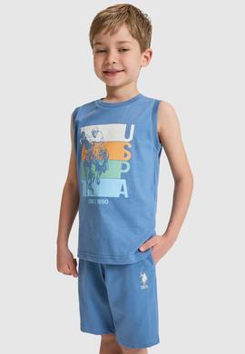 Erkek Çocuk Mavi Pijama Takımı - 50328630007
