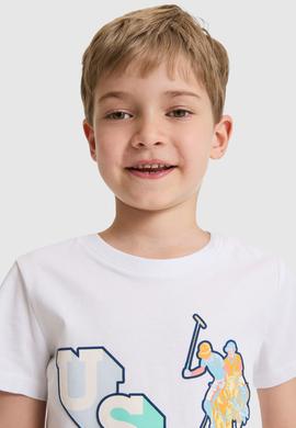 Erkek Çocuk Beyaz Tişört - 50327027012