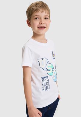 Erkek Çocuk Beyaz Tişört - 50327027012