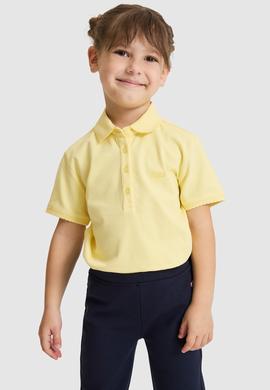 Kız Çocuk Açık Sarı Basic Tişört - 50328218090