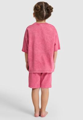 Kız Çocuk Fuşya Pijama Takımı - 50326616001