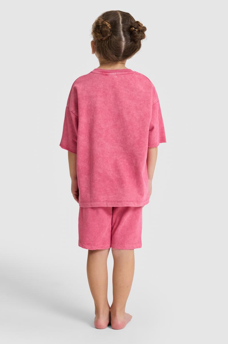 Kız Çocuk Fuşya Pijama Takımı