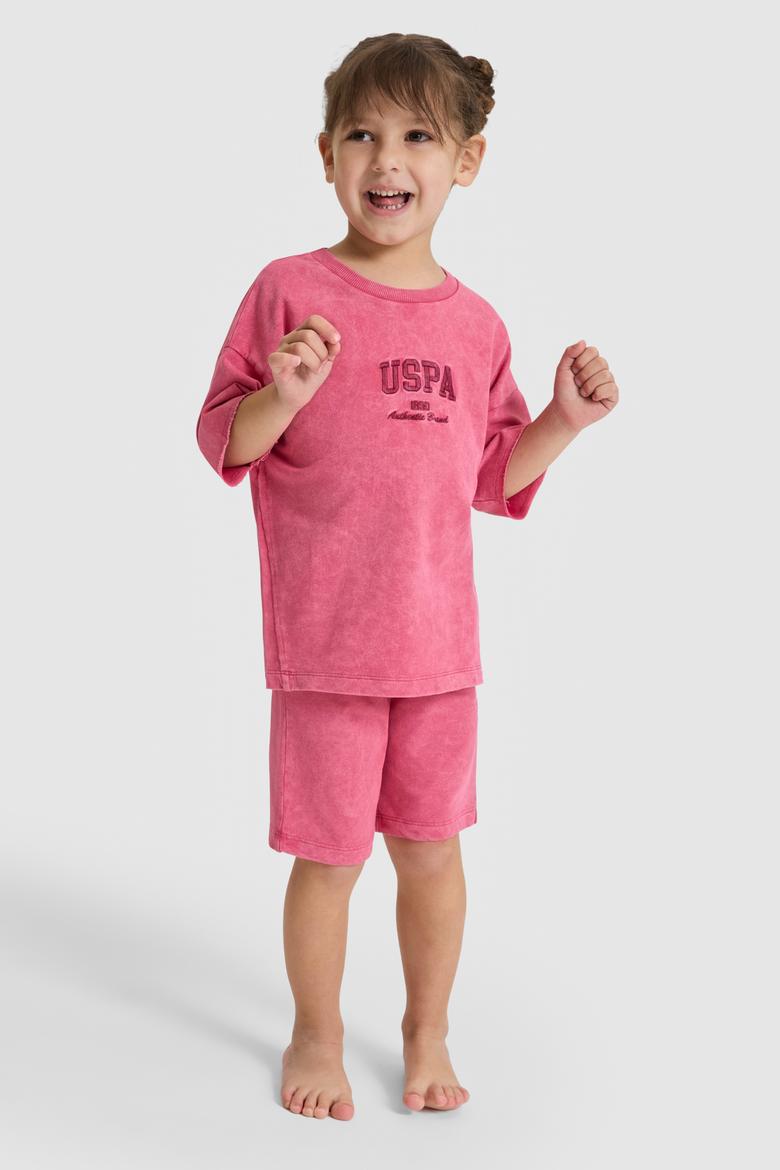 Kız Çocuk Fuşya Pijama Takımı