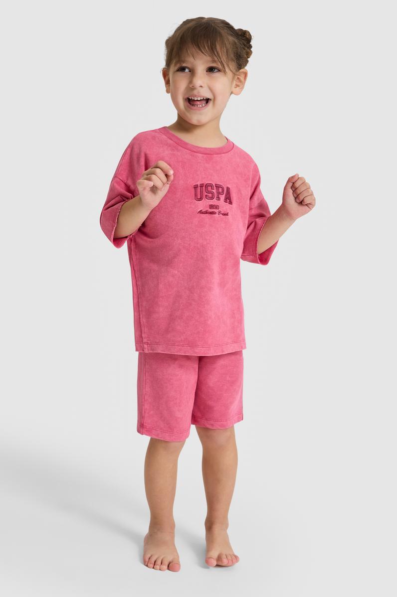 Kız Çocuk Fuşya Pijama Takımı