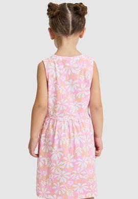 Kız Çocuk Pembe Örme Elbise - 50325636010