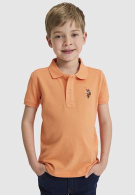 Erkek Çocuk Turuncu Basic Tişört - 50325608100
