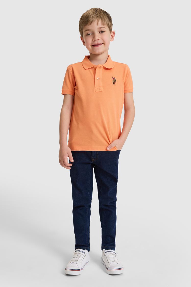 Erkek Çocuk Turuncu Basic Tişört - 50325608100