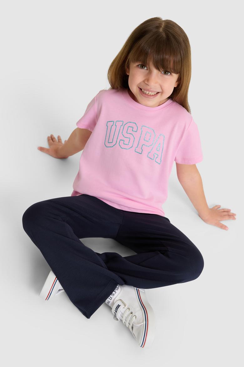 Kız Çocuk Pembe Basic Tişört