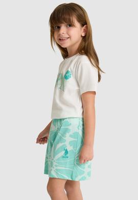 Kız Çocuk Beyaz Pijama Takımı - 50326611001