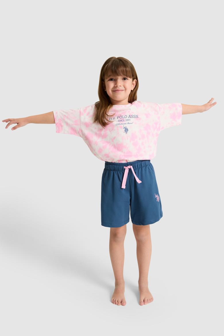 Kız Çocuk Pembe Pijama Takımı