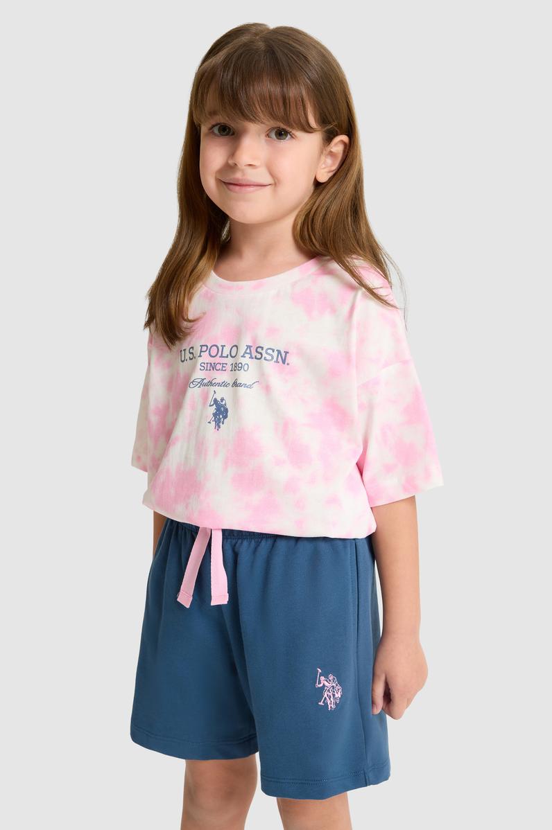 Kız Çocuk Pembe Pijama Takımı