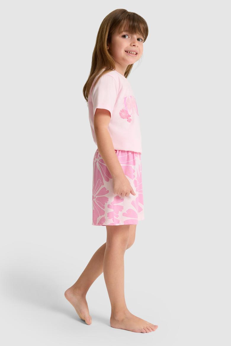 Kız Çocuk Pembe Pijama Takımı - 50326611009