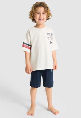 Erkek Çocuk Beyaz Pijama Takımı - 50326824004