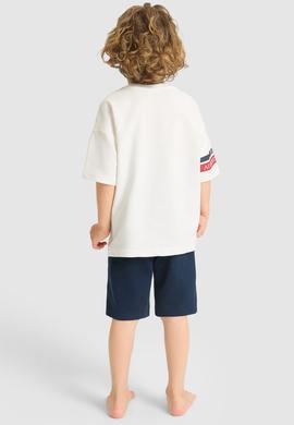 Erkek Çocuk Beyaz Pijama Takımı - 50326824004