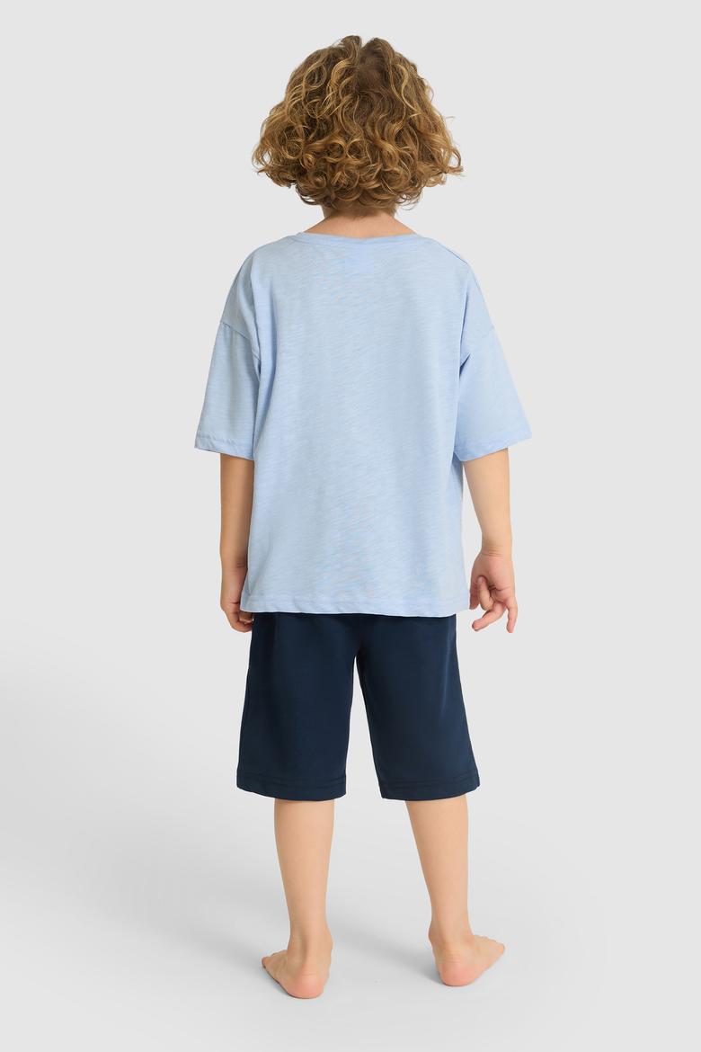 Erkek Çocuk Mavi Pijama Takımı - 50327363008