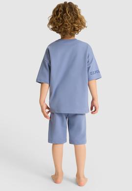Erkek Çocuk İndigo Pijama Takımı - 50327090001