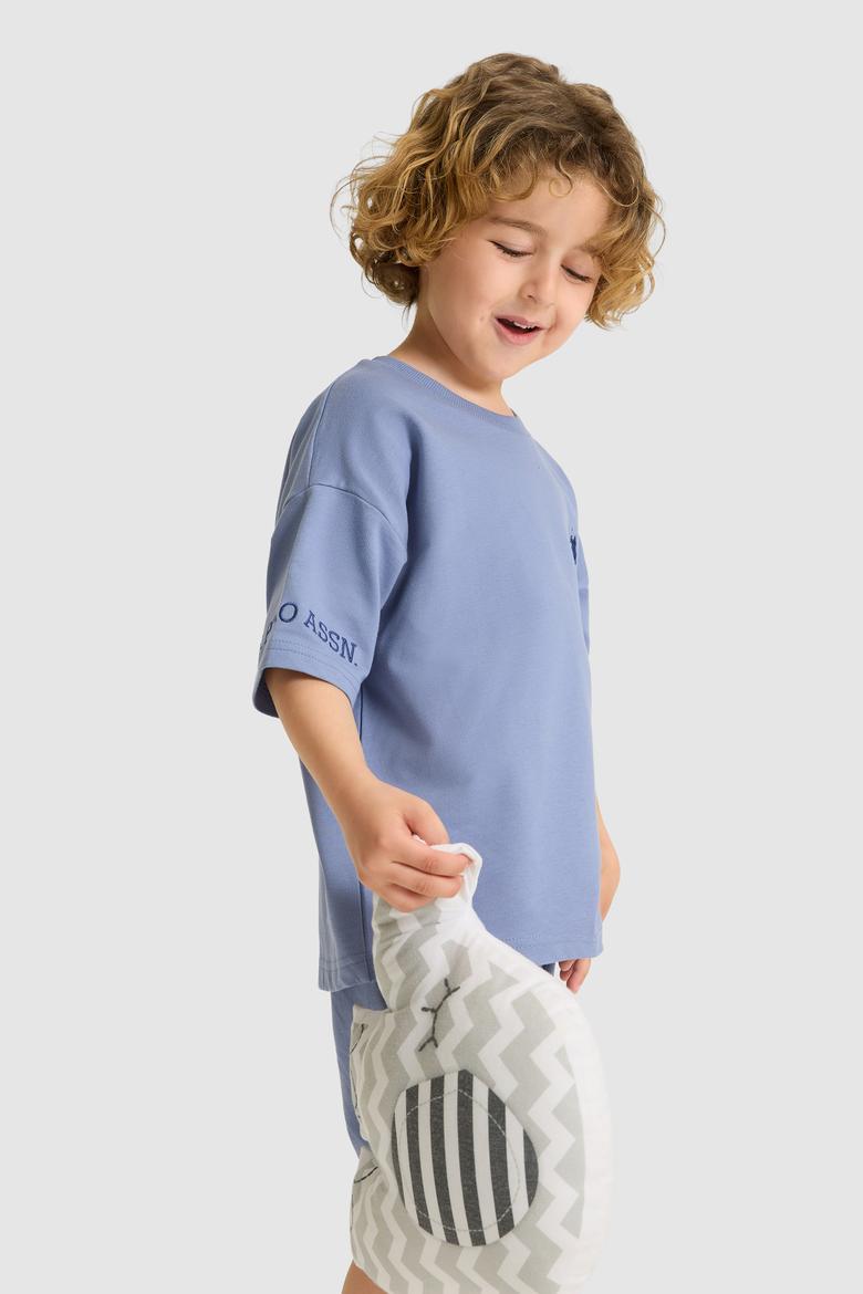 Erkek Çocuk İndigo Pijama Takımı - 50327090001