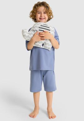 Erkek Çocuk İndigo Pijama Takımı - 50327090001