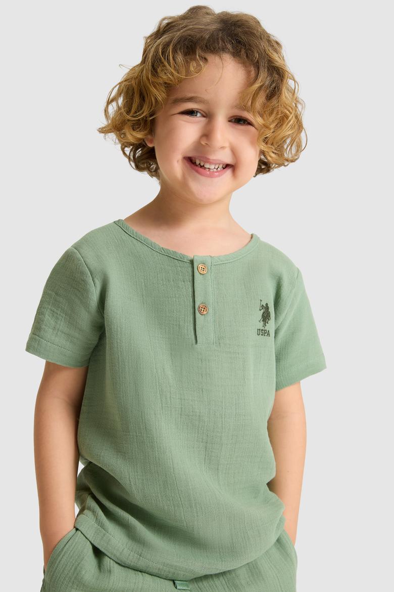 Erkek Çocuk Yeşil Pijama Takımı - 50327343008