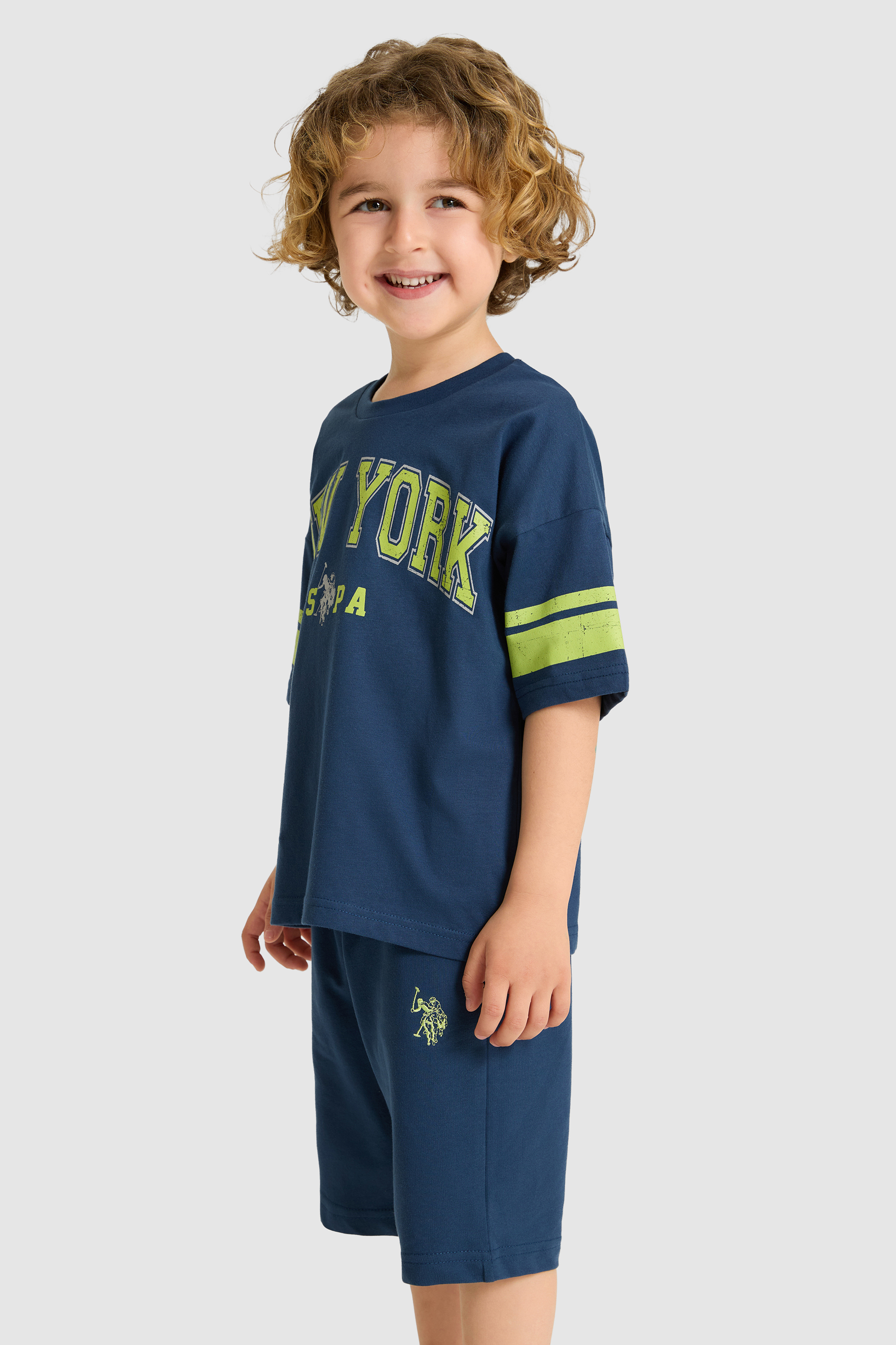 Erkek Çocuk Koyu İndigo Pijama Takımı - 50326860003