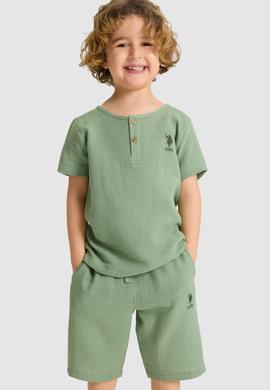 Erkek Çocuk Yeşil Pijama Takımı - 50327343008