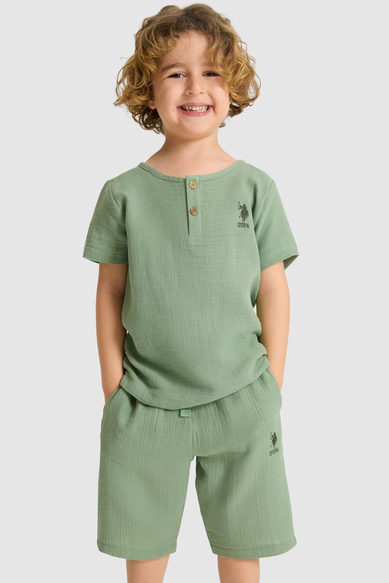 Erkek Çocuk Yeşil Pijama Takımı - 50327343008