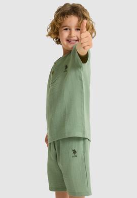 Erkek Çocuk Yeşil Pijama Takımı - 50327343008