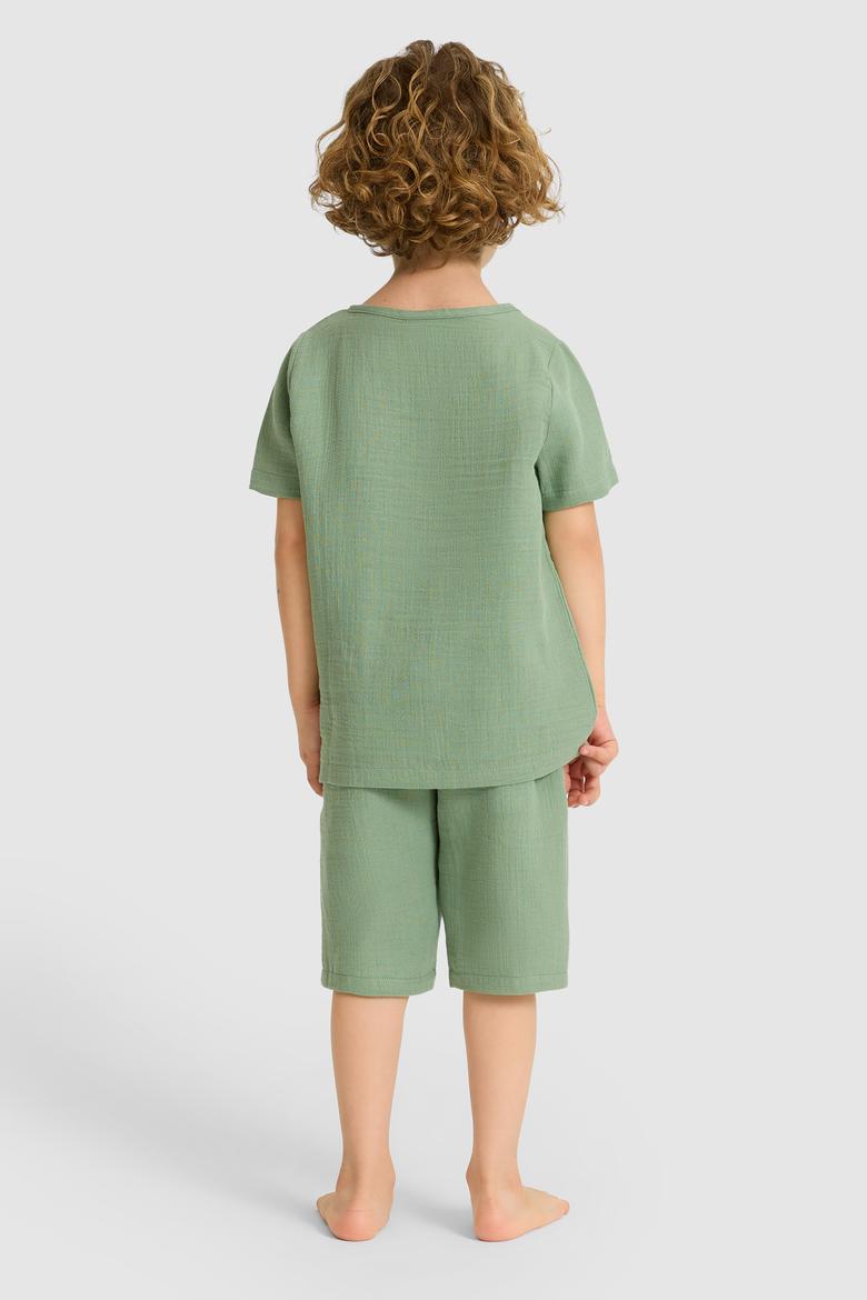 Erkek Çocuk Yeşil Pijama Takımı - 50327343008