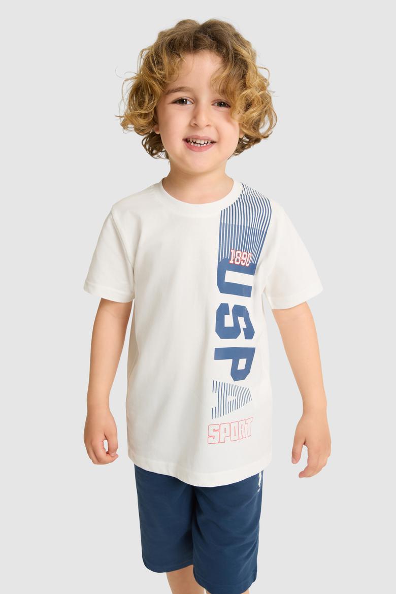 Erkek Çocuk Beyaz Pijama Takımı - 50327220001