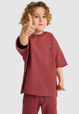 Erkek Çocuk Bordo Pijama Takımı - 50327093001