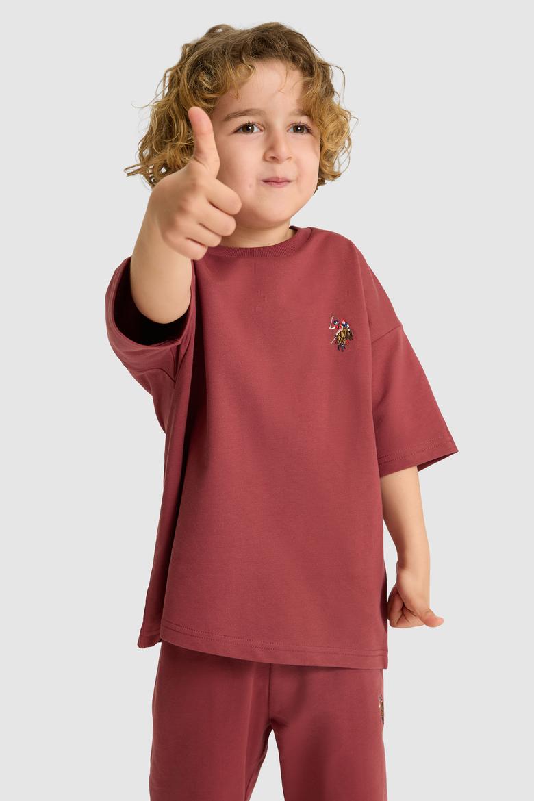 Erkek Çocuk Bordo Pijama Takımı - 50327093001