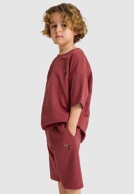Erkek Çocuk Bordo Pijama Takımı - 50327093001