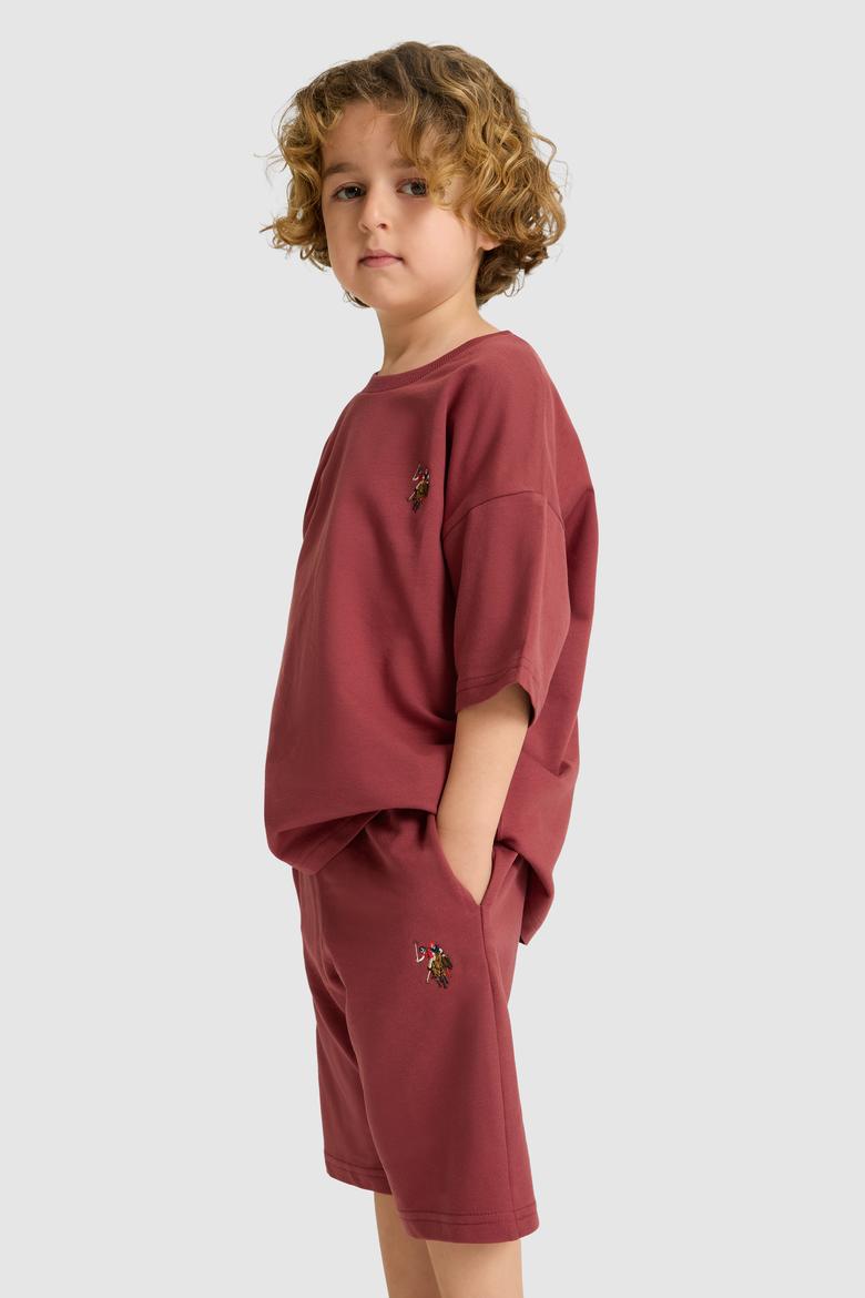 Erkek Çocuk Bordo Pijama Takımı - 50327093001