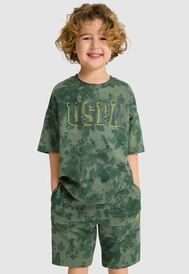 Erkek Çocuk Koyu Yeşil Pijama Takımı - 50327322003