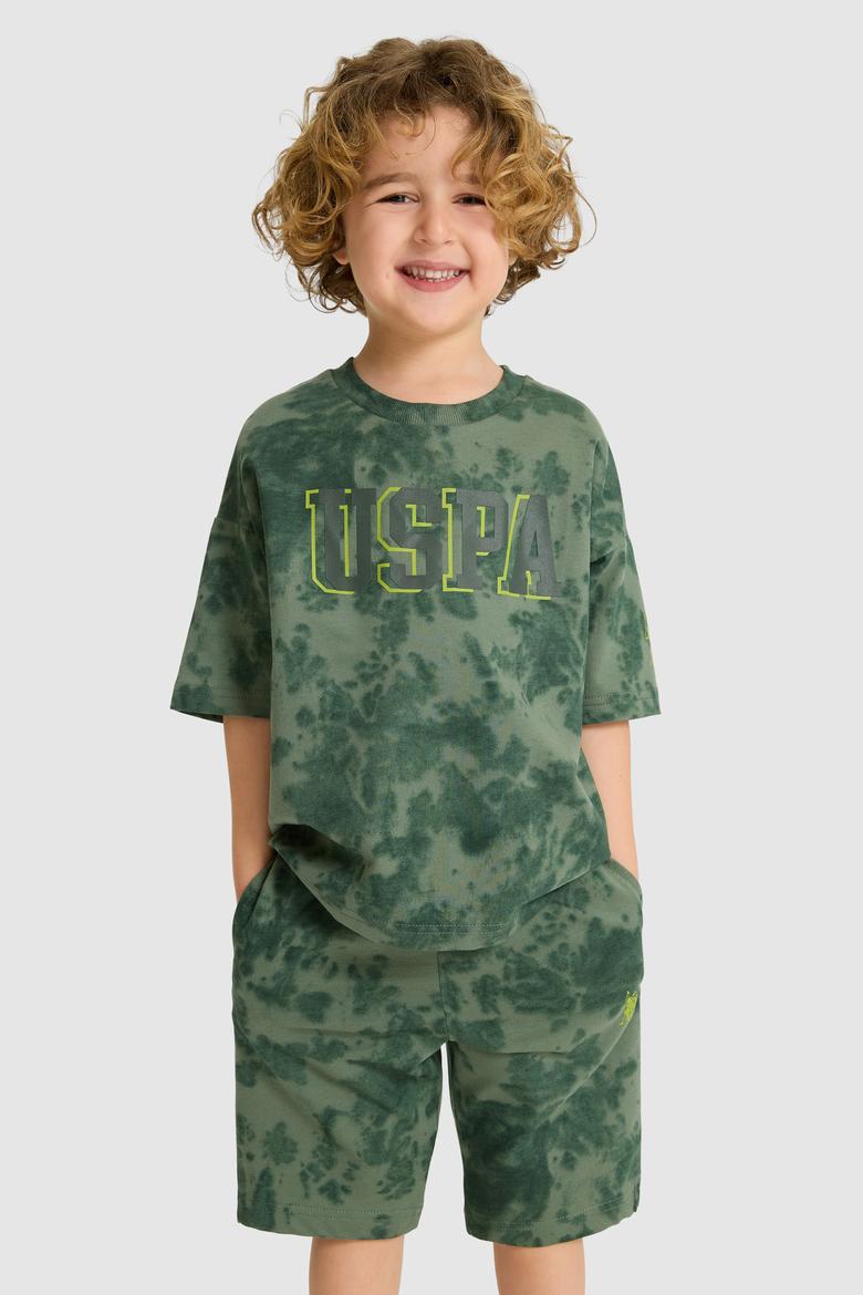 Erkek Çocuk Koyu Yeşil Pijama Takımı - 50327322003