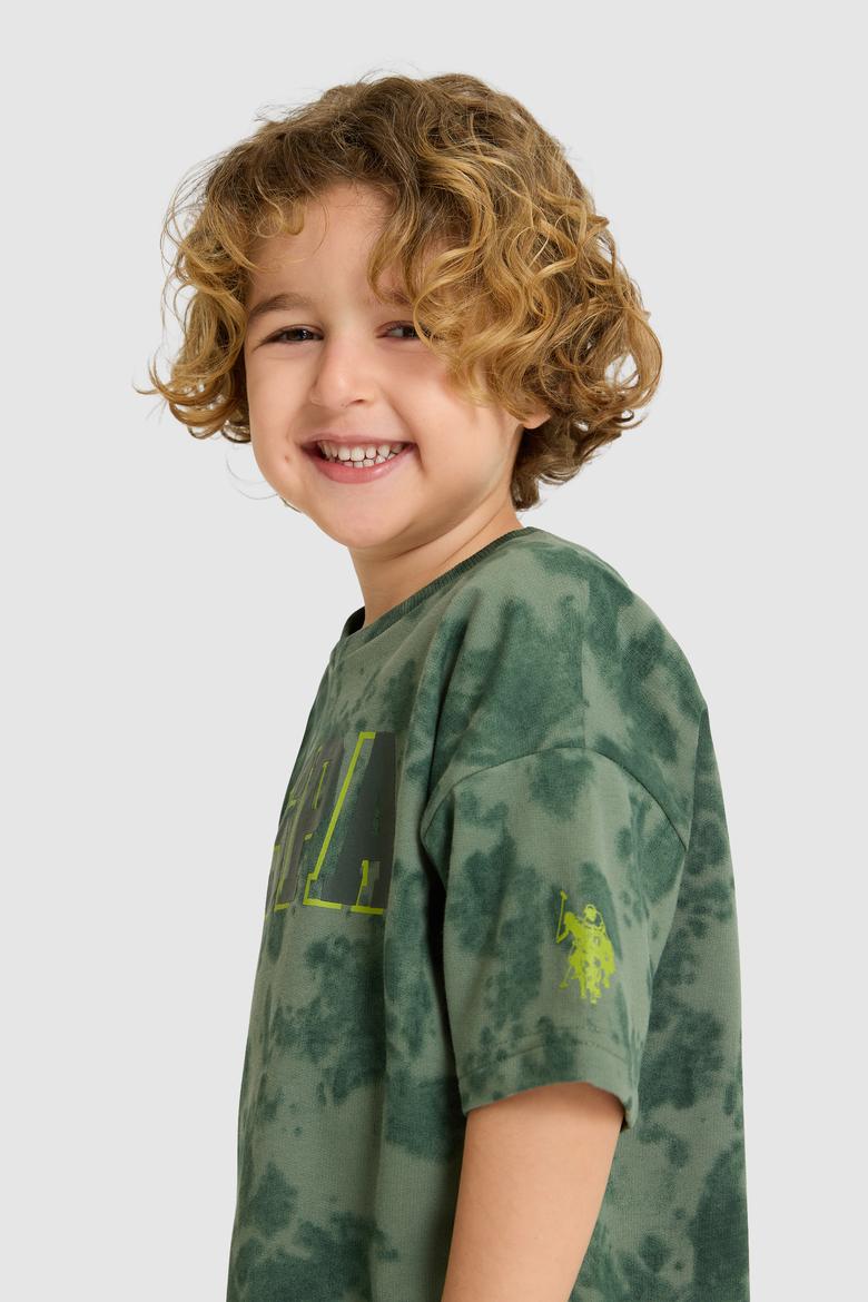 Erkek Çocuk Koyu Yeşil Pijama Takımı - 50327322003