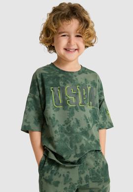 Erkek Çocuk Koyu Yeşil Pijama Takımı - 50327322003