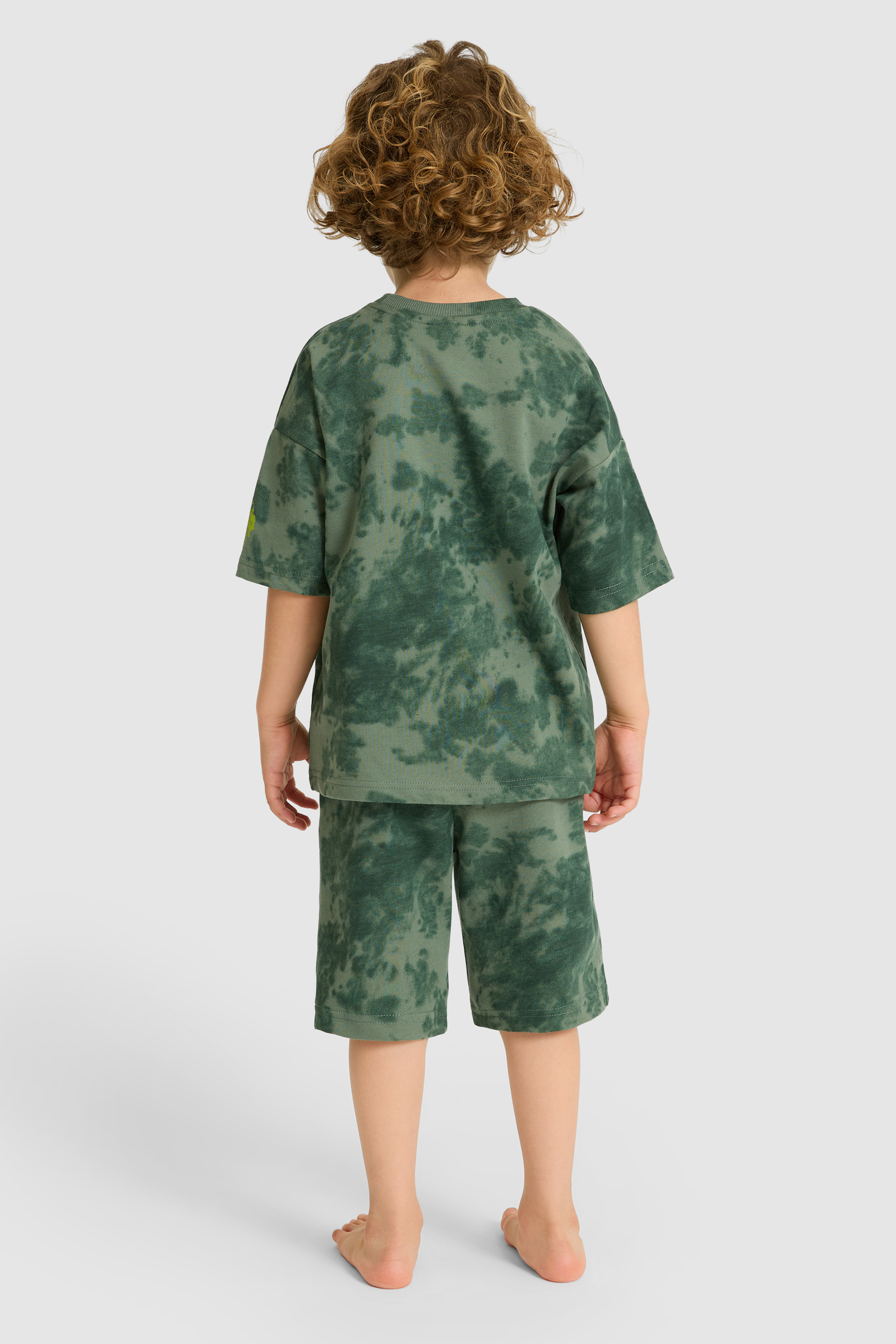 Erkek Çocuk Koyu Yeşil Pijama Takımı - 50327322003