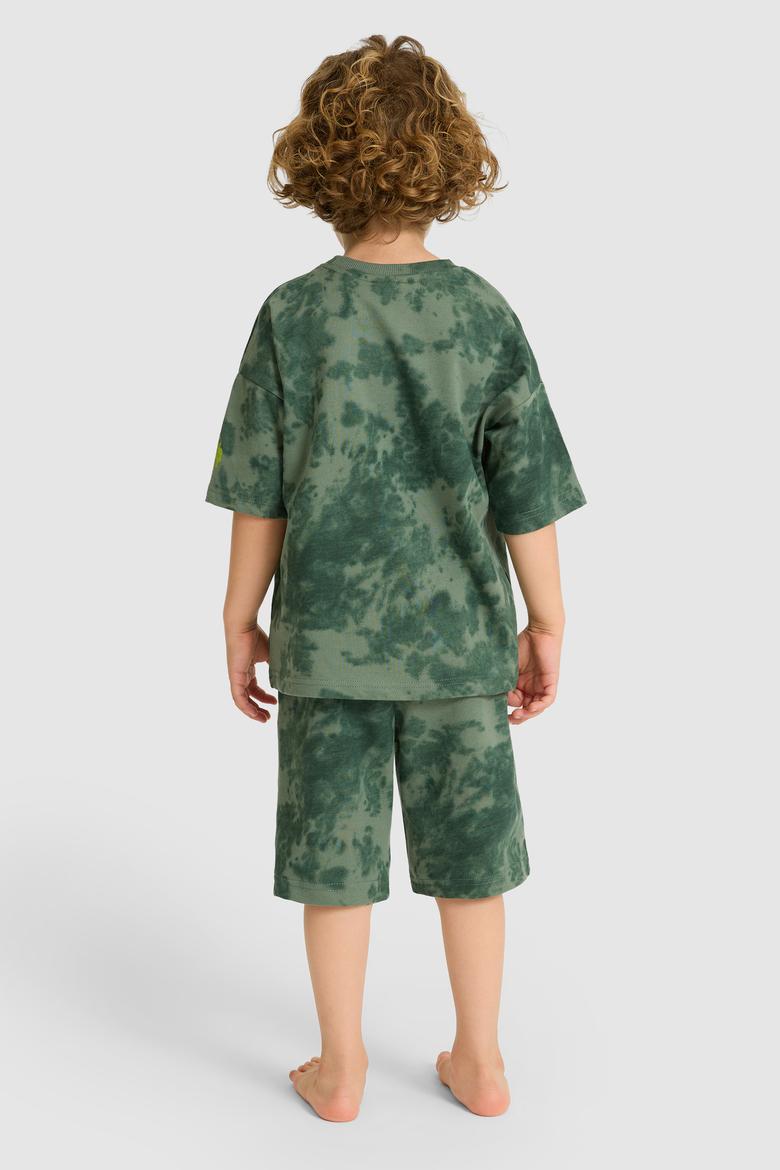 Erkek Çocuk Koyu Yeşil Pijama Takımı - 50327322003