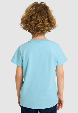 Erkek Çocuk Aqua Bisiklet Yaka Basic Tişört - 50325556002