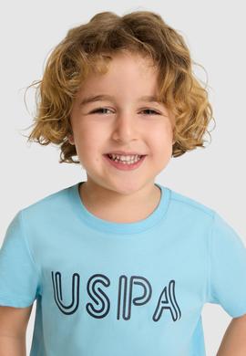 Erkek Çocuk Aqua Bisiklet Yaka Basic Tişört - 50325556002