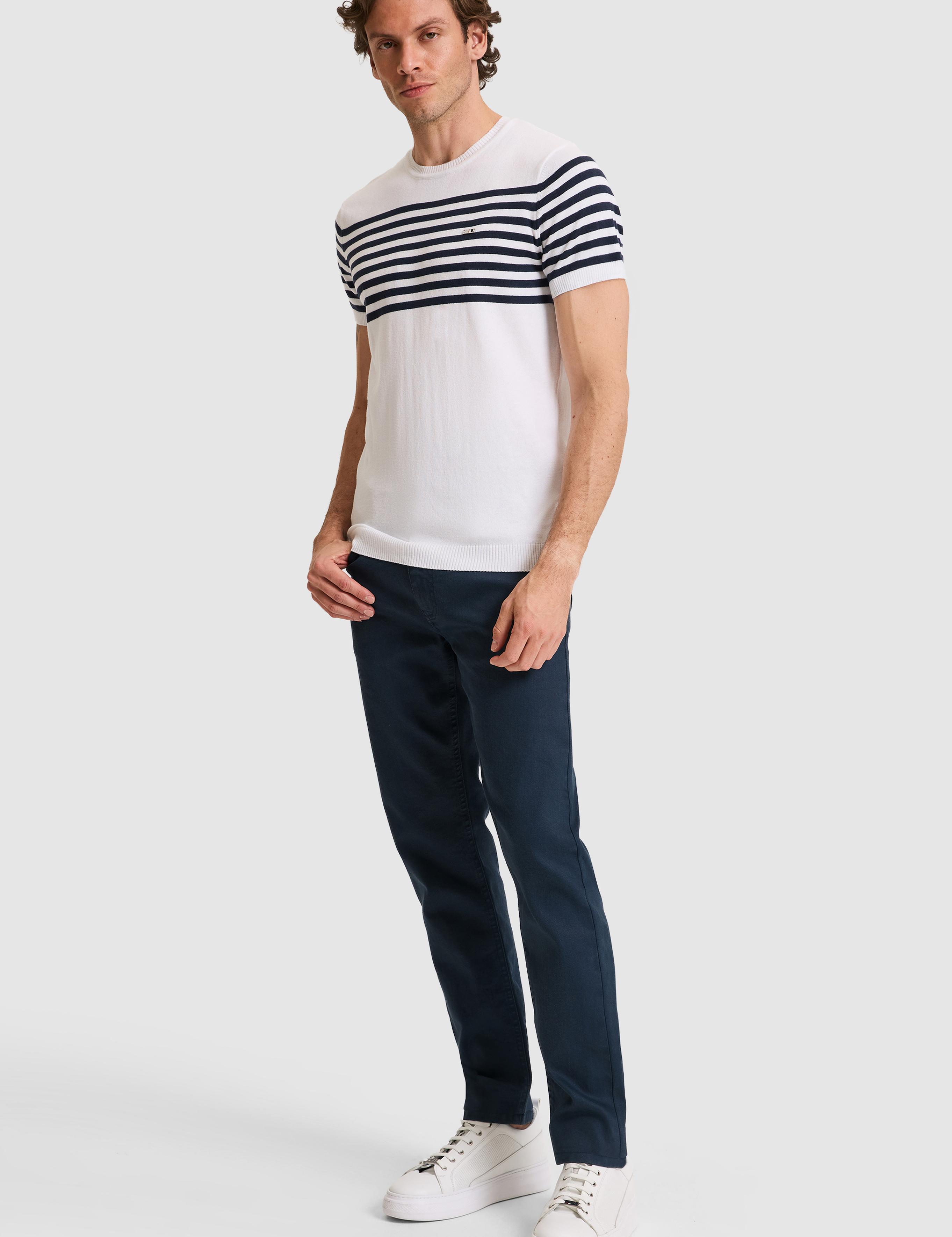 تی شرت یقه گرد اندامی مردانه یو اس پولو | U.S. Polo Assn. - تصویر 4