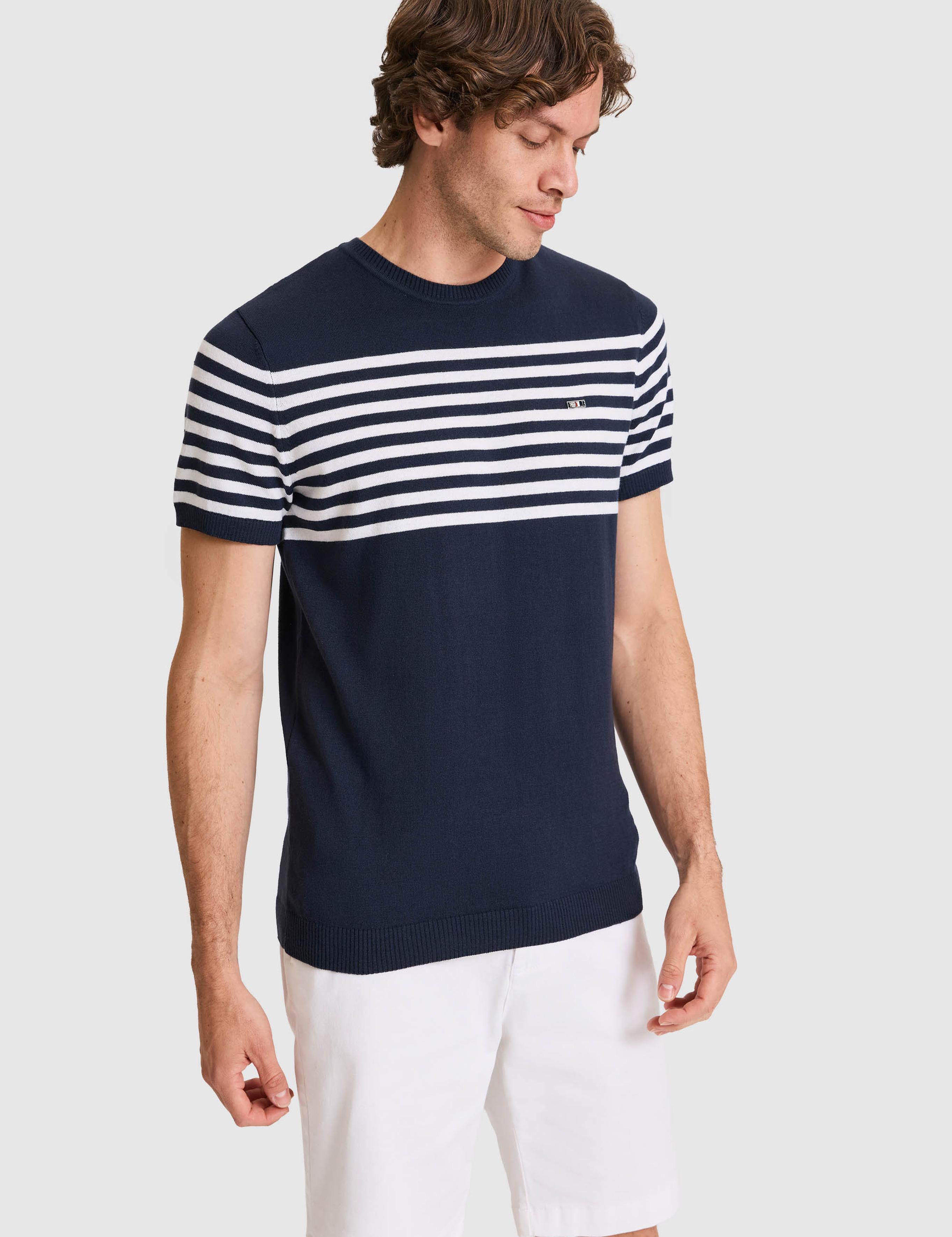 تی شرت یقه گرد اندامی مردانه یو اس پولو | U.S. Polo Assn. - تصویر 3