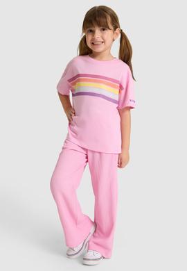 Kız Çocuk Pembe Tişört - 50325698032