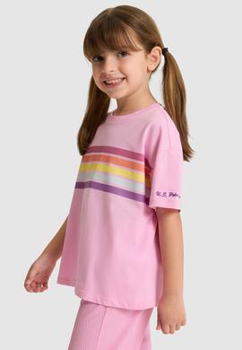 Kız Çocuk Pembe Tişört - 50325698032