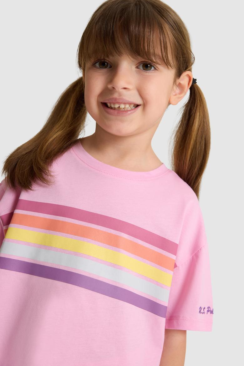Kız Çocuk Pembe Tişört - 50325698032
