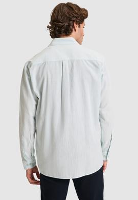 Erkek Su Yeşili Uzun Kollu Basic Gömlek - 50320255056