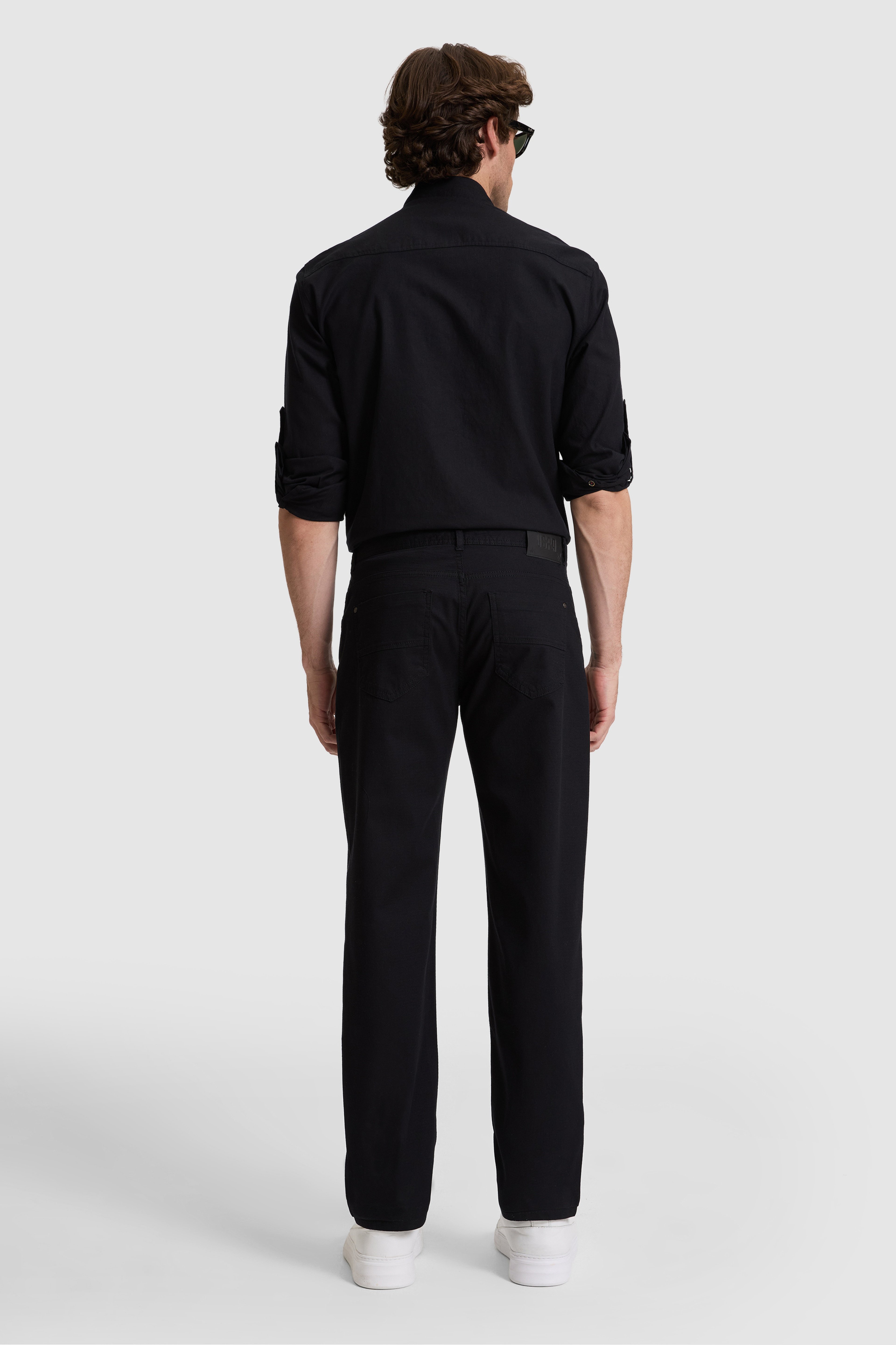 Erkek Regular Fit Taş Kanvas / Chino Pantolon