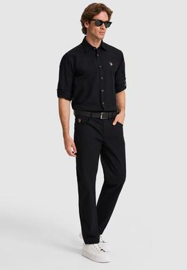 Erkek Siyah Kanvas / Chino Pantolon - 50322308144